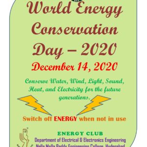 World Energy Conservation Day - 14 Dec 2020